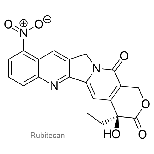 Структурная формула Рубитекан