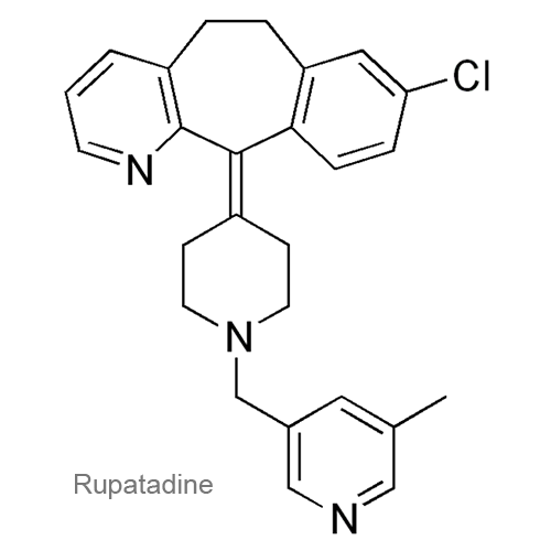 Рупатадин структурная формула