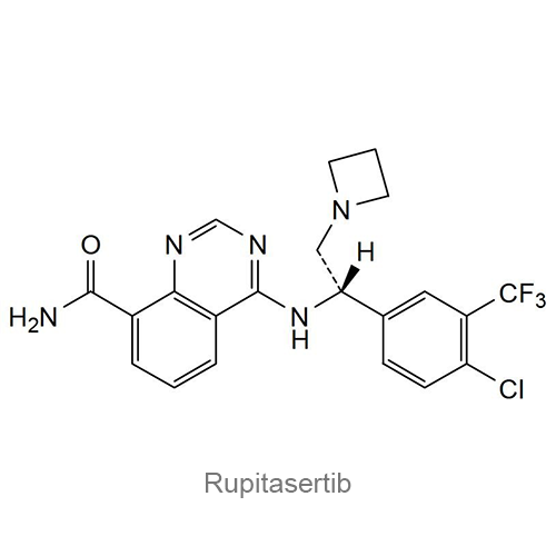 Структурная формула Рупитасертиб
