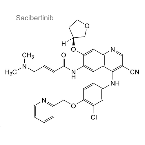 Структурная формула Сацибертиниб
