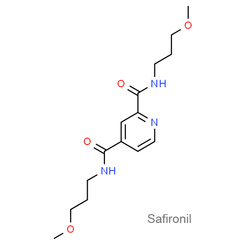 Структурная формула Сафиронил