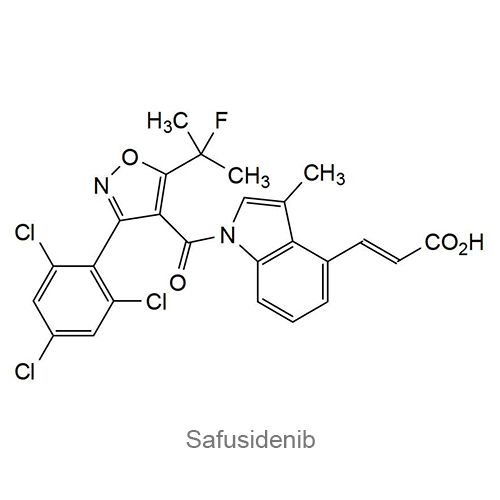 Структурная формула Сафусидениб
