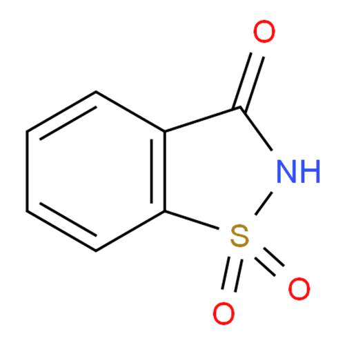 Структурная формула Сахарин