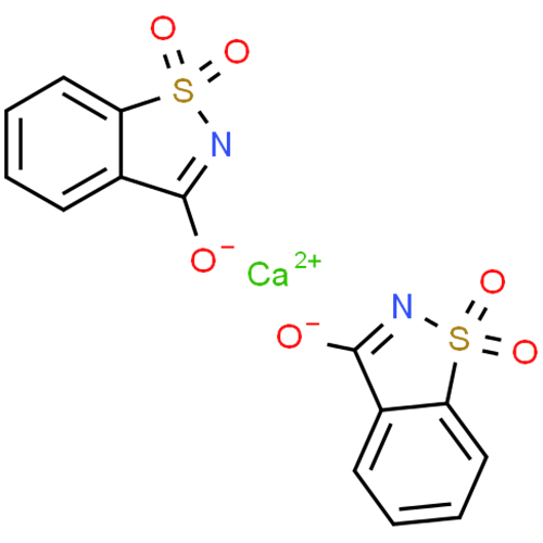 Сахаринат кальция структурная формула