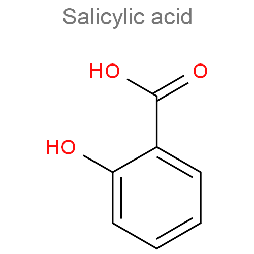 Структурная формула Салициловая кислота + Флуметазон