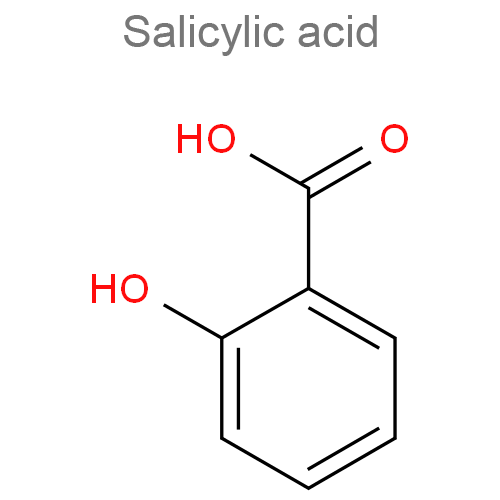 Салициловая кислота + Хлорамфеникол + Этанол структурная формула