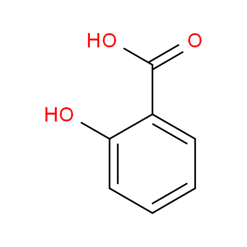 Салициловая кислота структурная формула