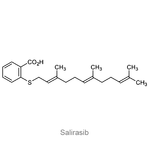 Структурная формула Салирасиб