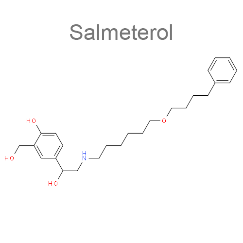 Структурная формула Салметерол + Флутиказон