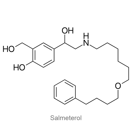 Структурная формула Салметерол