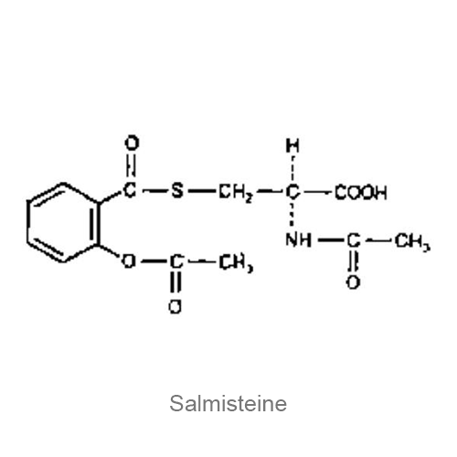 Структурная формула Салмистеин