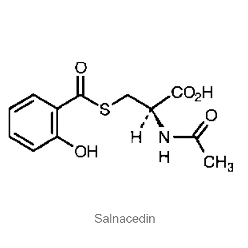 Структурная формула Салнацедин