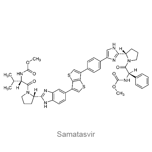 Структурная формула Саматасвир