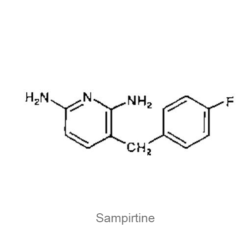 Структурная формула Сампиртин
