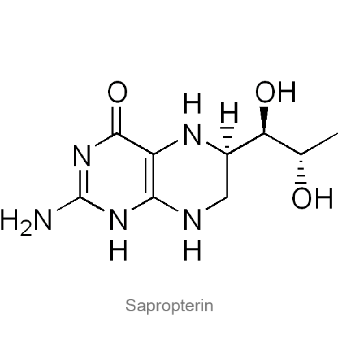 Структурная формула Сапроптерин