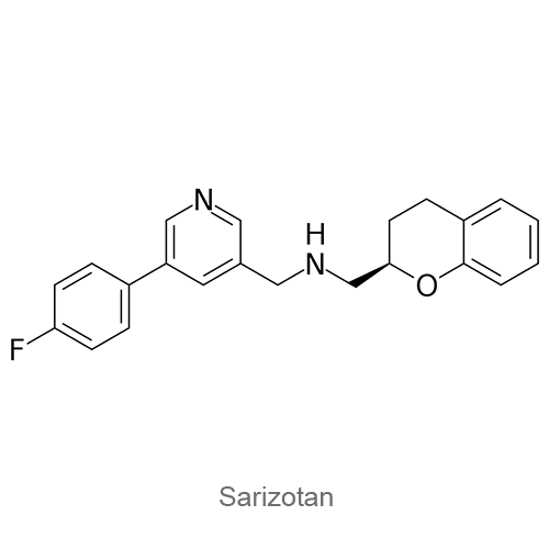 Структурная формула Саризотан