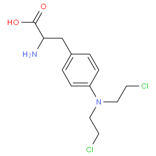 Сарколизин структурная формула