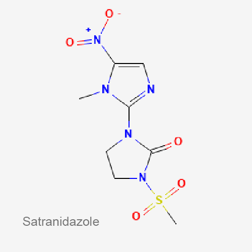 Сатранидазол структурная формула