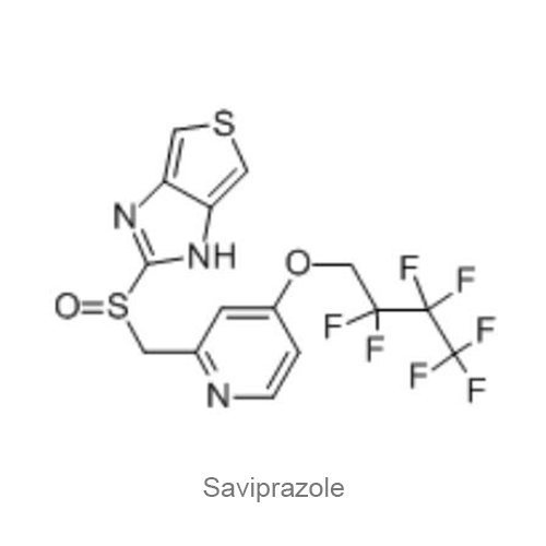 Савипразол структурная формула