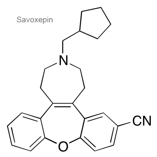 Савоксепин структурная формула