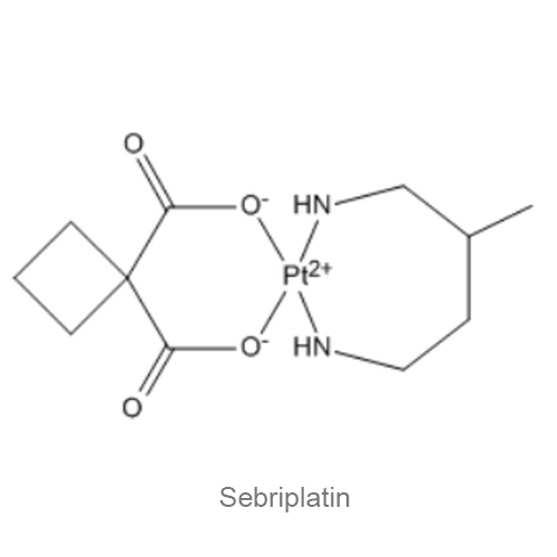 Структурная формула Себриплатин