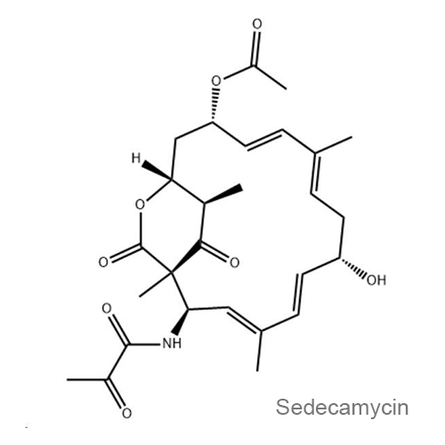 Структурная формула Седекамицин
