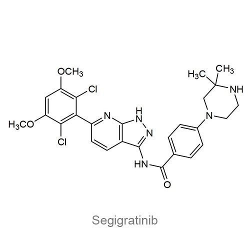 Структура Сегигратиниб