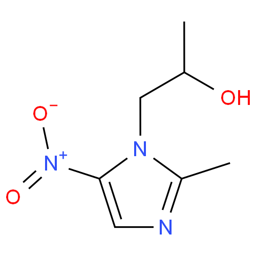 Структурная формула Секнидазол