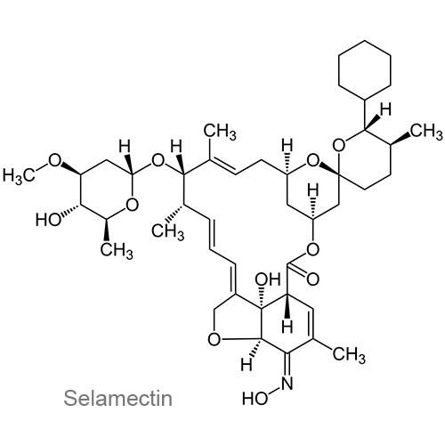 Структурная формула Селамектин