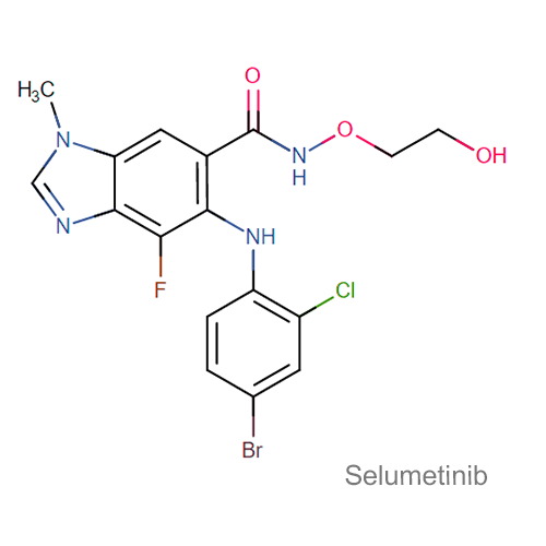 Селуметиниб структурная формула