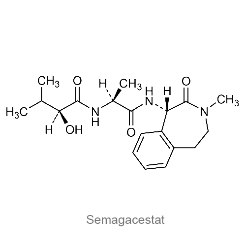 Структурная формула Семагацестат