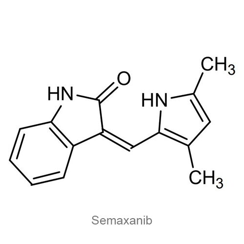 Структурная формула Семаксаниб