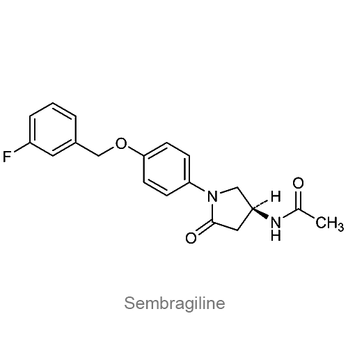 Структурная формула Сембрагилин