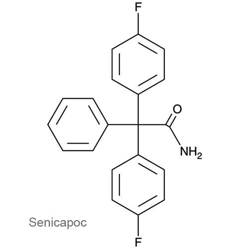 Структурная формула Сеникапок