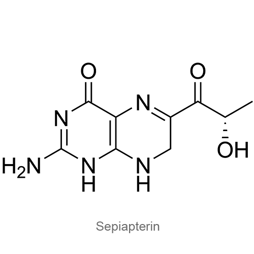 Структурная формула Сепиаптерин