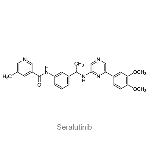 Структурная формула Сералутиниб