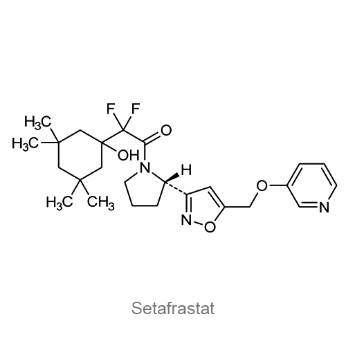 Структурная формула Сетафрастат