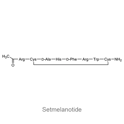 Структурная формула Сетмеланотид