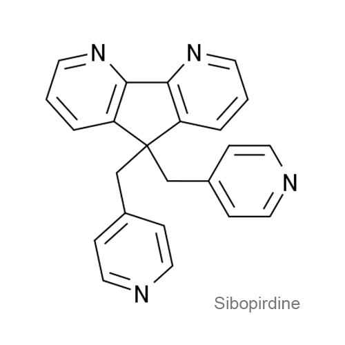 Структурная формула Сибопирдин