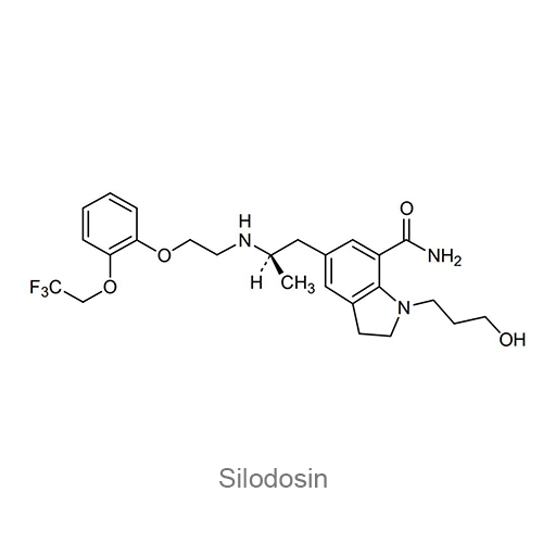 Структурная формула Силодозин