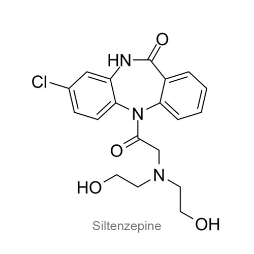 Структурная формула Силтензепин