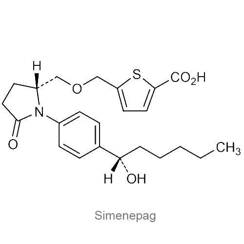 Структурная формула Сименепаг