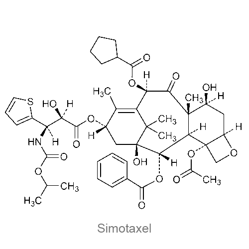 Структурная формула Симотаксел