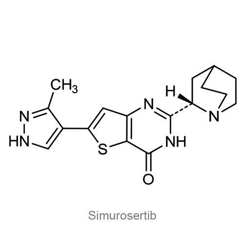 Структурная формула Симуросертиб