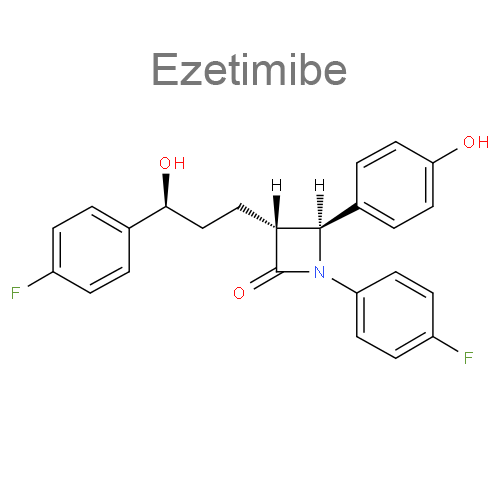 Структурная формула 2 Симвастатин + Эзетимиб