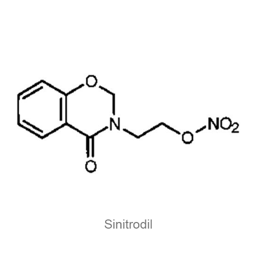 Структурная формула Синитродил