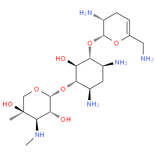 Сизомицин структурная формула