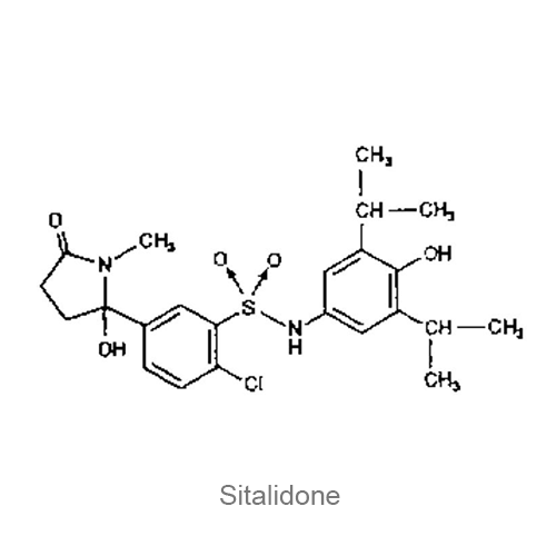Структурная формула Ситалидон