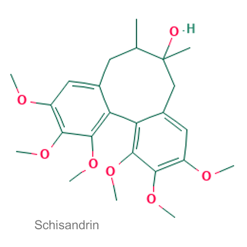 Схизандрин структурная формула