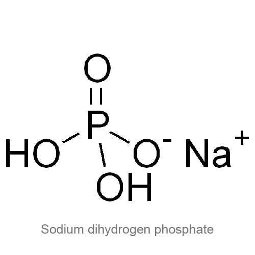 Структурная формула Дигидрофосфат натрия